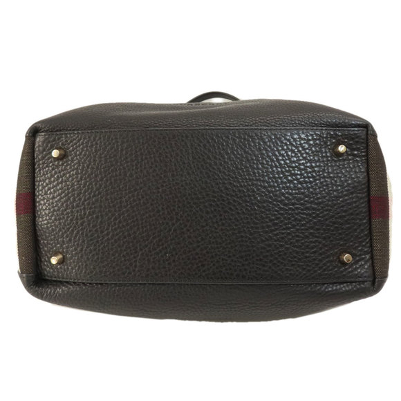 BURBERRY Leather Tote Bag - Picture 4 of 11